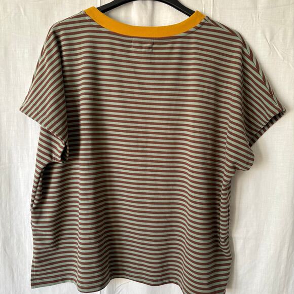 Anniewear Los Angeles Striped T-Shirt Soft Size Large Style AT2007 - Picture 6 of 6